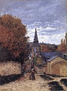 Claude Monet Street in Sainte-Adresse oil on canvas